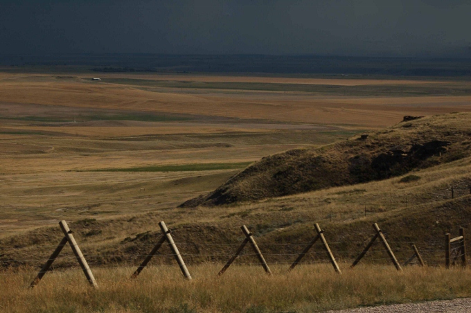 the plains of Montana
